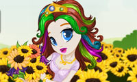 Sunflower Princess Hairstyles