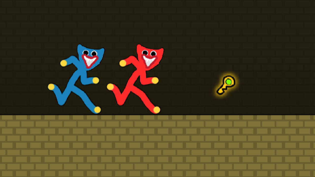 Red and Blue Stickman Huggy thumbnail