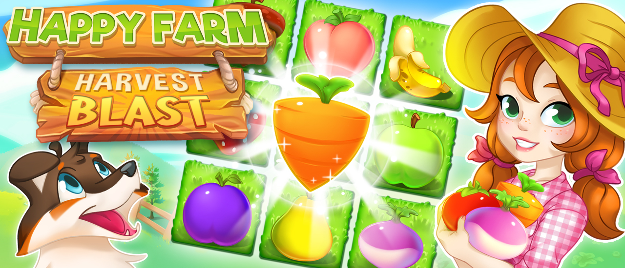 Happy Farm Harvest Blast screenshot
