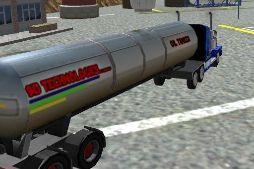 Oil Tanker Truck Drive image