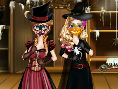 Sisters Halloween Preparations thumbnail
