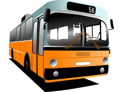 Cartoon Bus Puzzle thumbnail