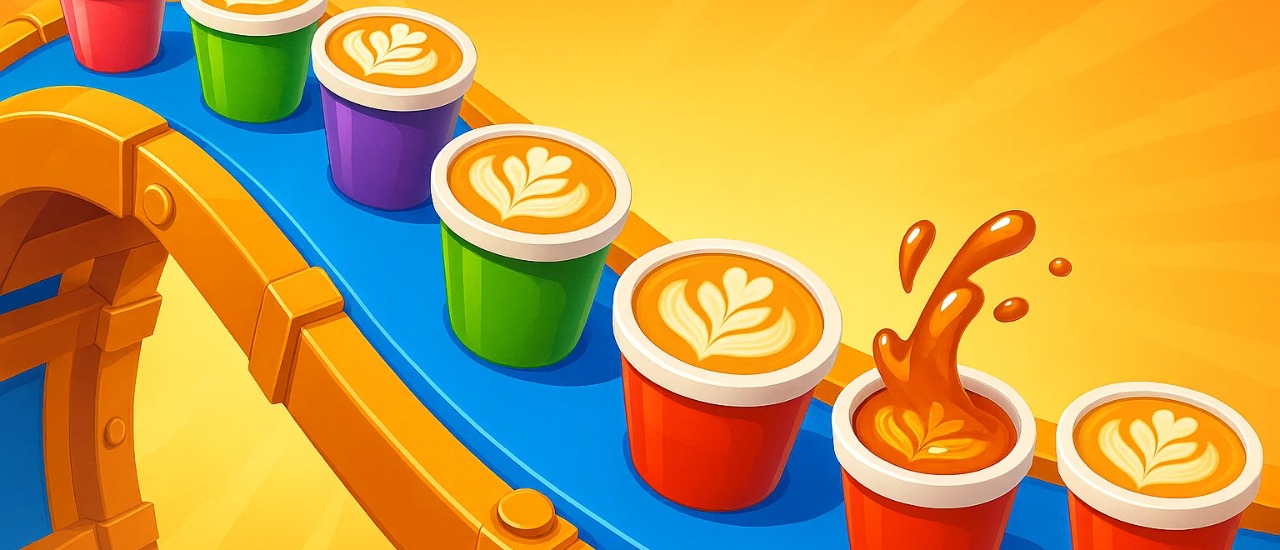 Coffee Color Blocks screenshot