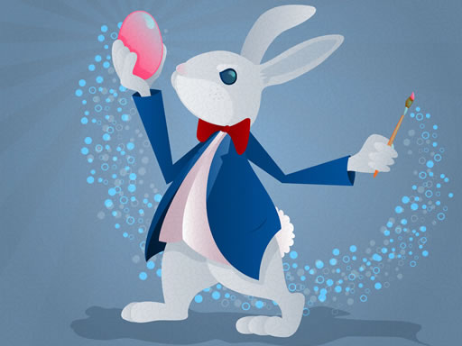 Funny Bunnies Coloring thumbnail