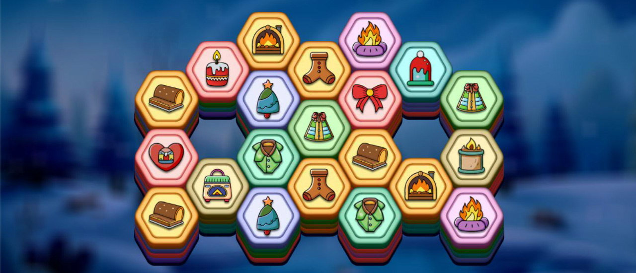 Winter Hexa Stack screenshot