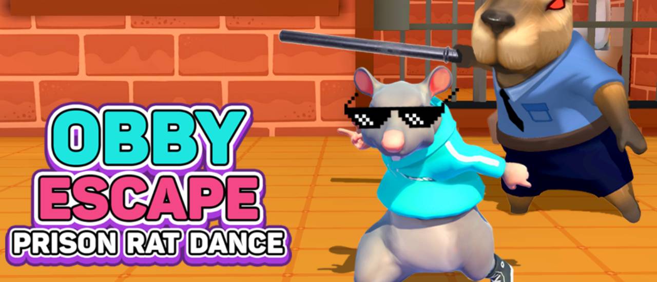Obby Escape: Prison Rat Dance