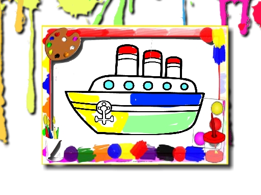 Boats Coloring Book thumbnail