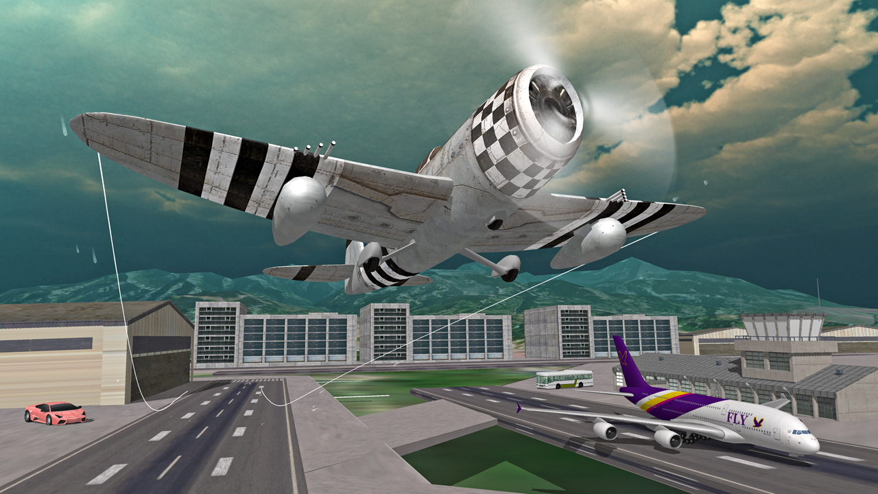 Airplane Free Fly Simulator thumbnail