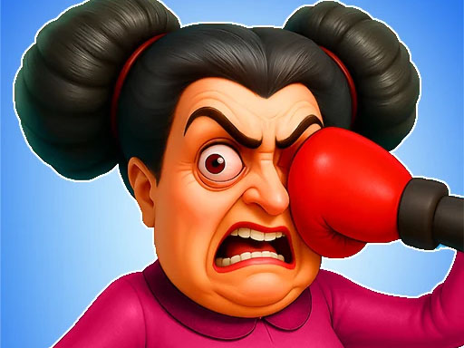 Crazy Aunty : Slap & Punch