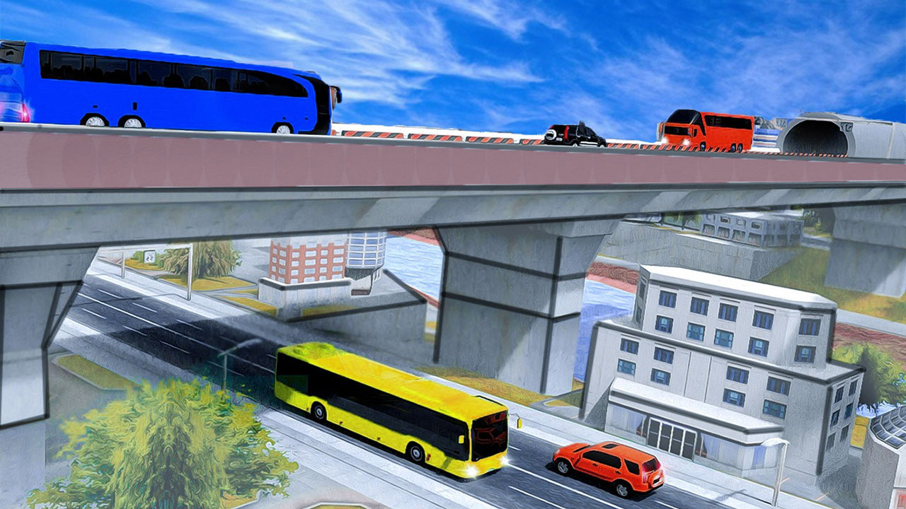 City Bus Racing Game thumbnail