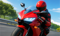 Rocket Bikes Highway Race screenshot