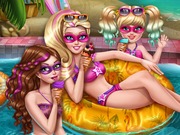 Super Barbie Pool Party