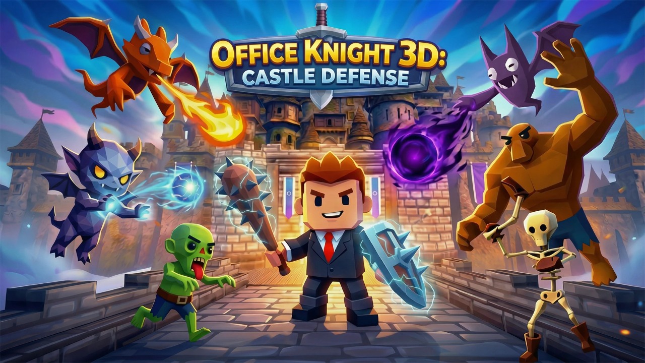 Office Knight 3D Castle Defense