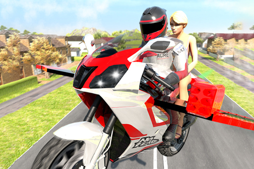 Flying Motorbike Driving Simulator image