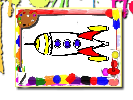 Rockets Coloring Book thumbnail