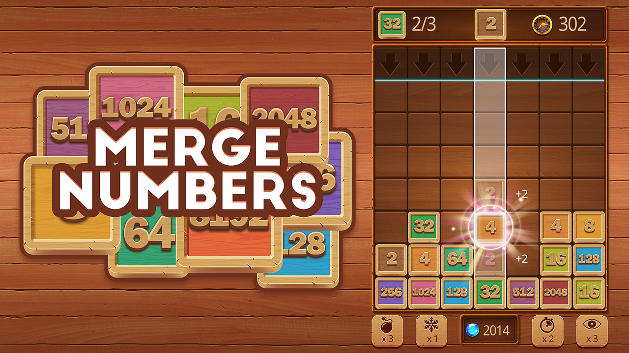 Merge Numbers Wooden edition thumbnail