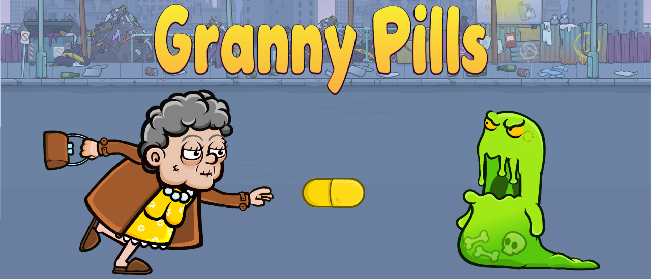 Granny Pills - Defend Cactuses screenshot