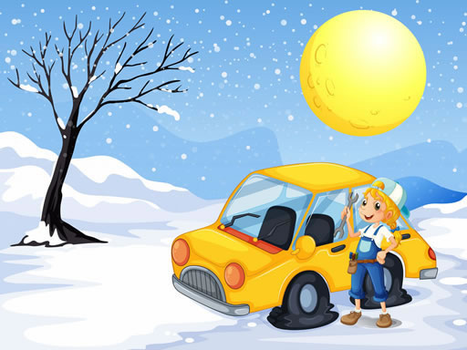 Snow Cars Jigsaw thumbnail