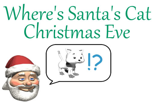 Where's Santa's Cat Christmas Eve