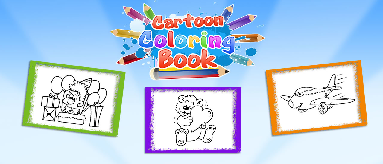 Cartoon Coloring Book image