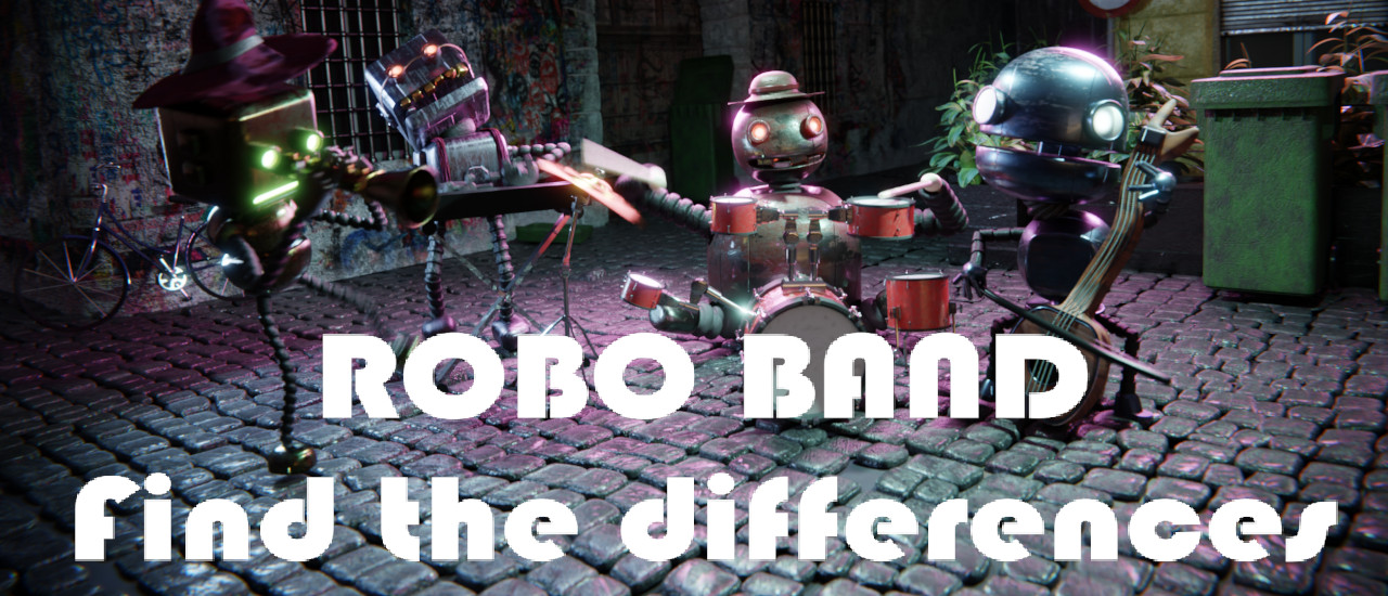 Robot Band - Find the Differences screenshot