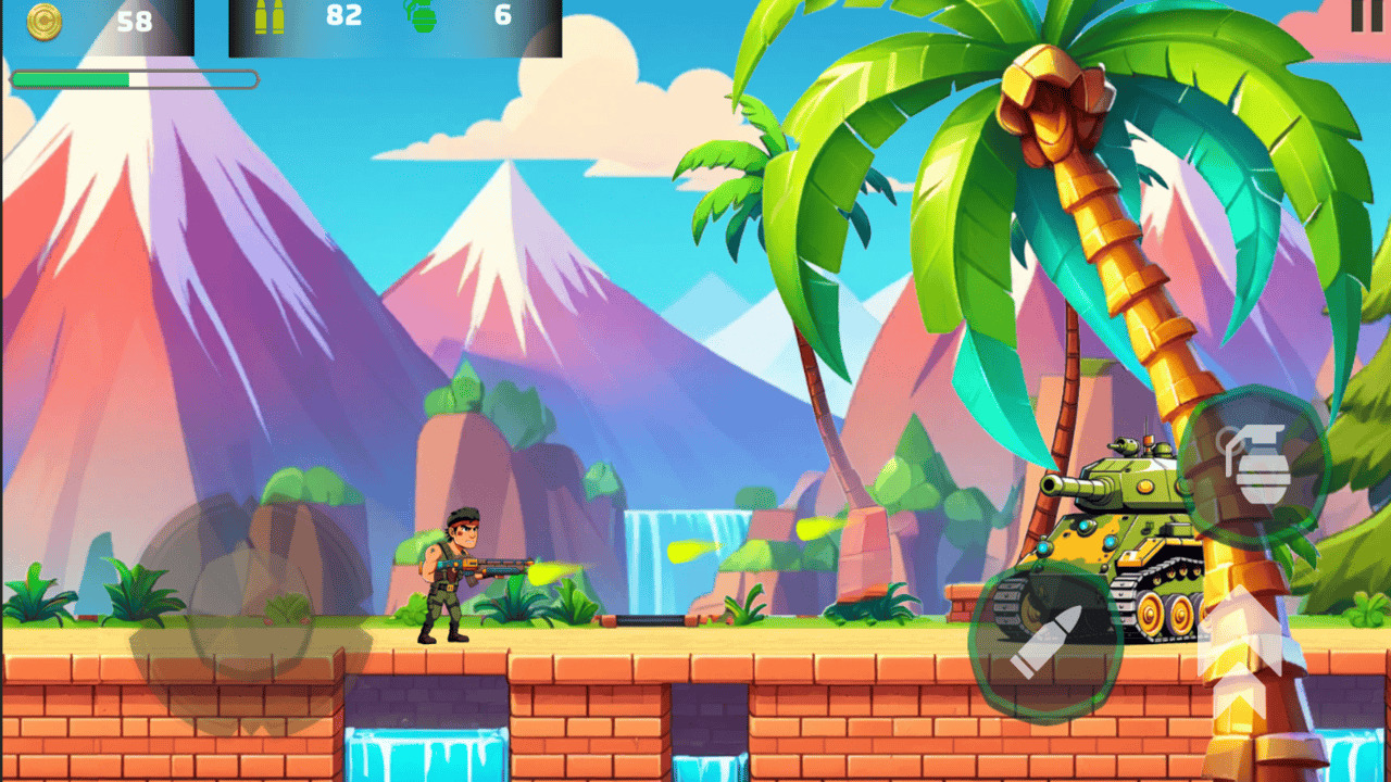 Strike Force: Action Platformer — free online action game on Glaze Games