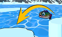 Jumping Fish: Ragdoll 3D game interface - Detailed game function display