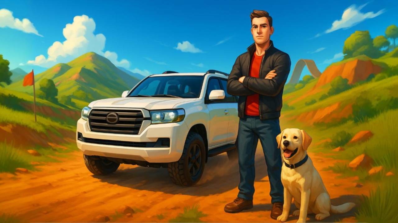 Land Cruiser Offroad Driver游戏界面 - 详细游戏功能展示