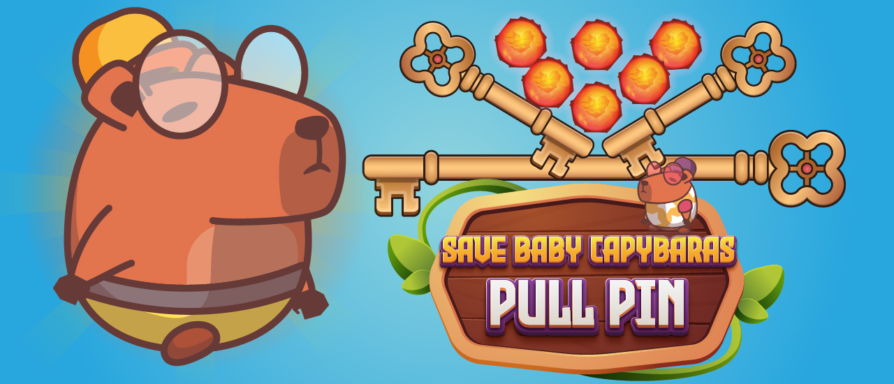 Save Baby Capybaras - Pull Pin screenshot