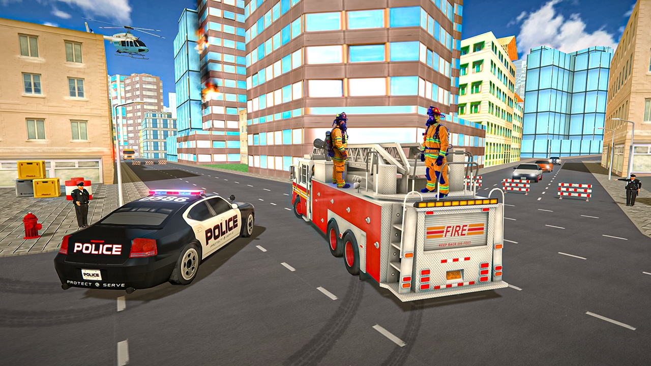 Flying Fire Truck Driving Sim thumbnail