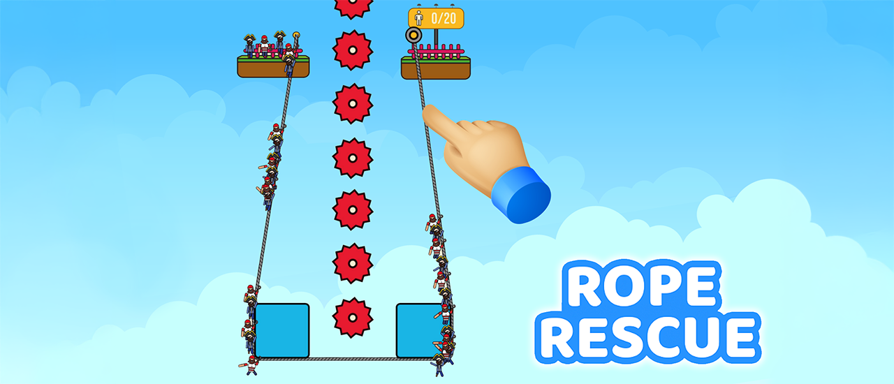 Rope Rescue! - Unique Puzzle screenshot