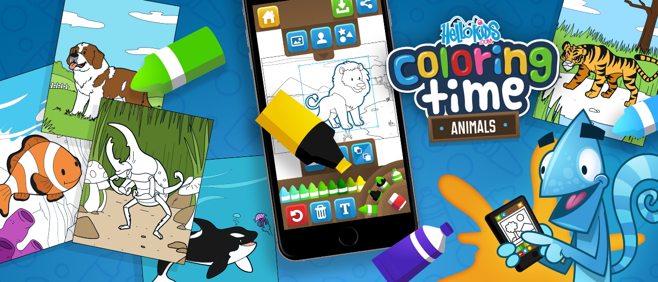 HelloKids Coloring Time image