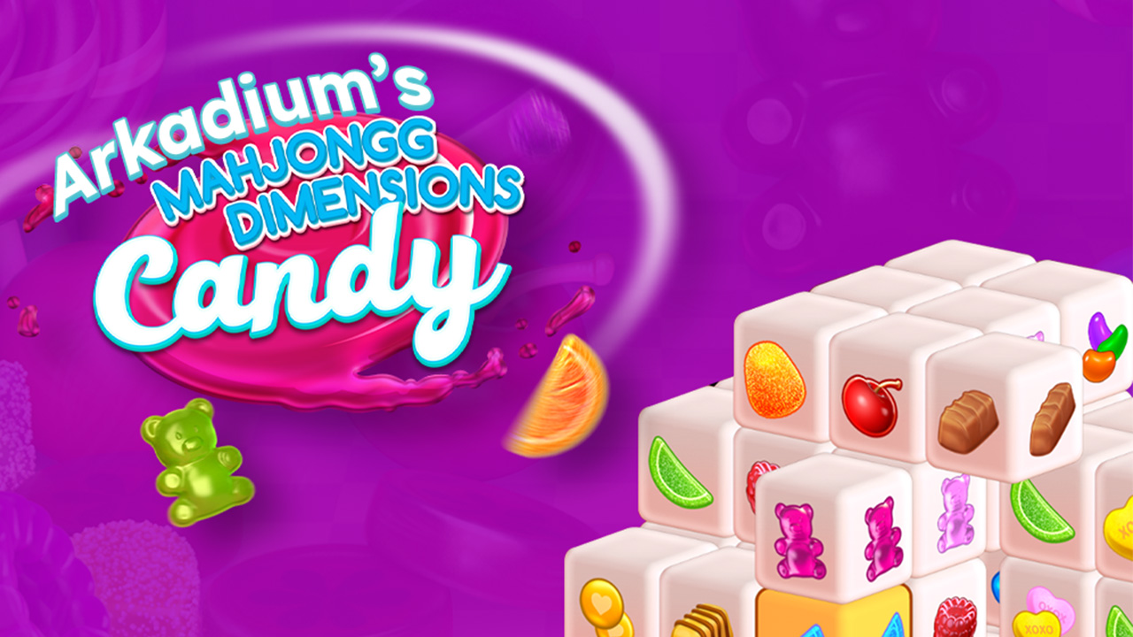 Arkadium's Mahjongg Dimensions Candy 640 seconds