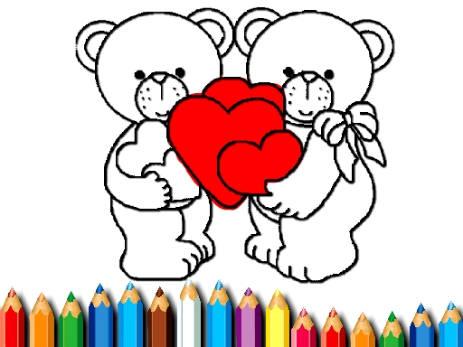 Happy Valentines Day Coloring thumbnail