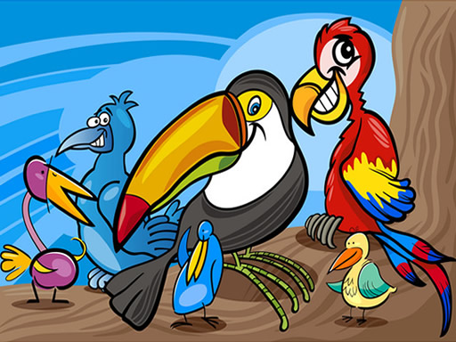 Exotic Birds Coloring thumbnail