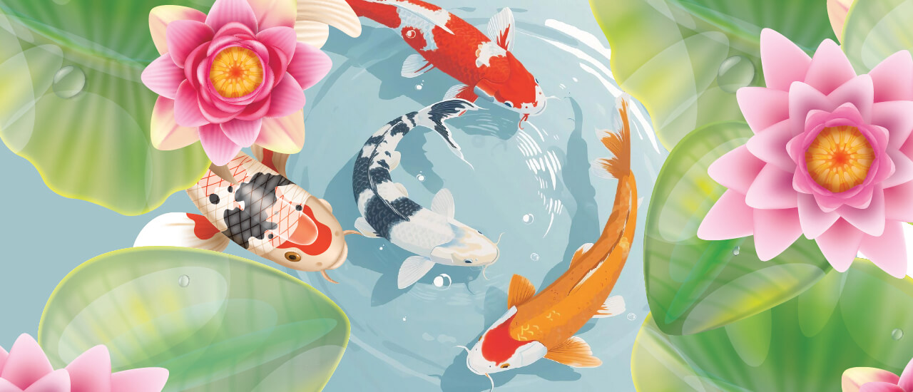 Koi Fish Pond - Idle Merge Game thumbnail