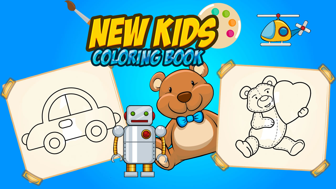 New Kids Coloring Book thumbnail
