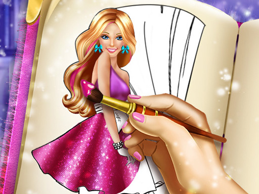 Doll Coloring Book thumbnail