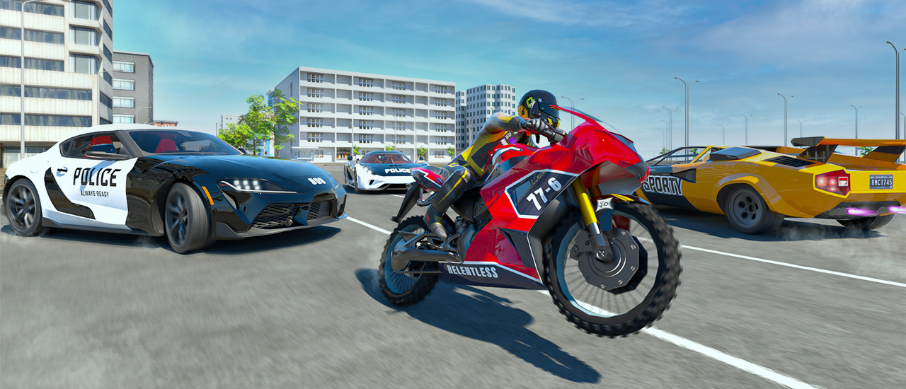 Drive Bike Stunt Simulator 3d screenshot