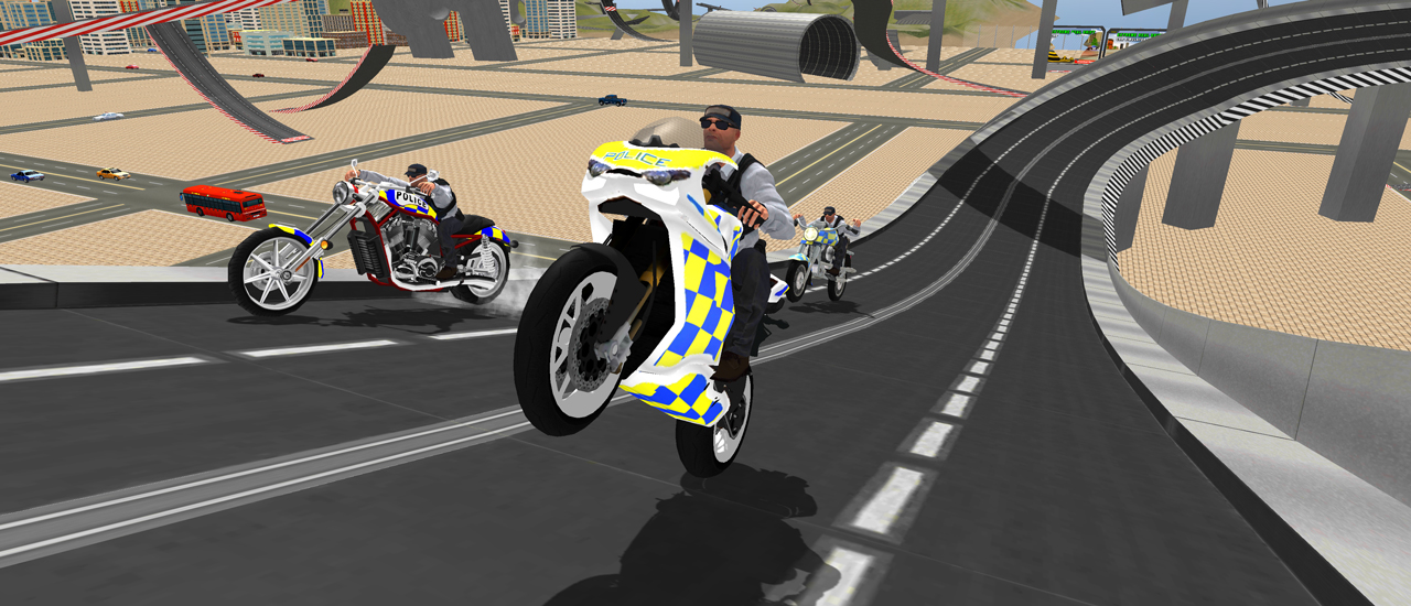 Super Stunt Police Bike Simulator 3D thumbnail