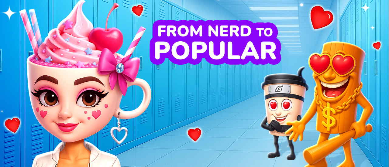 From Nerd to Popular Ballerina Cappuccina