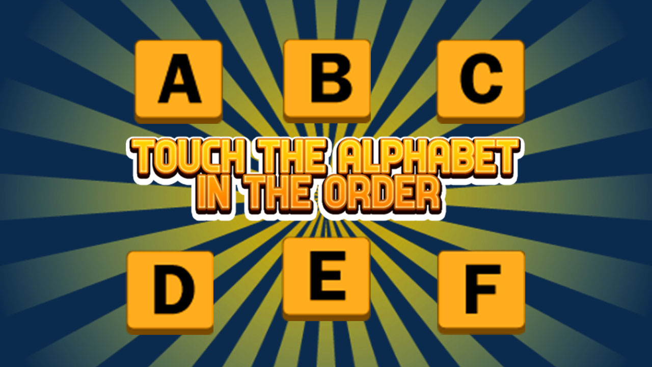 Touch The Alphabet In The Oder thumbnail