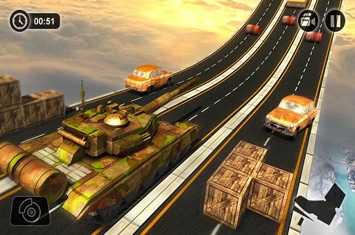 Impossible Army Tank Driving Simulator Tracks image