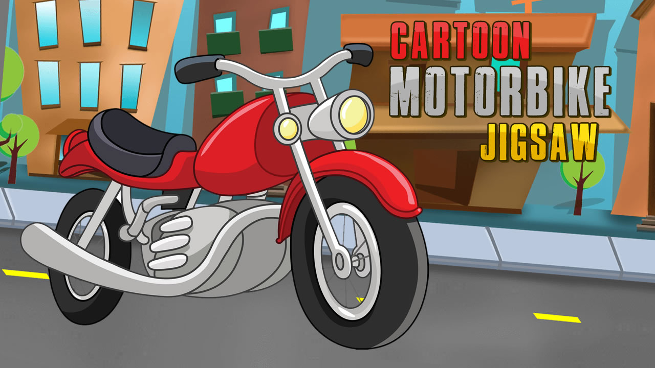 Cartoon Motorbike Jigsaw thumbnail