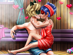Dotted Girl Sauna Flirting thumbnail