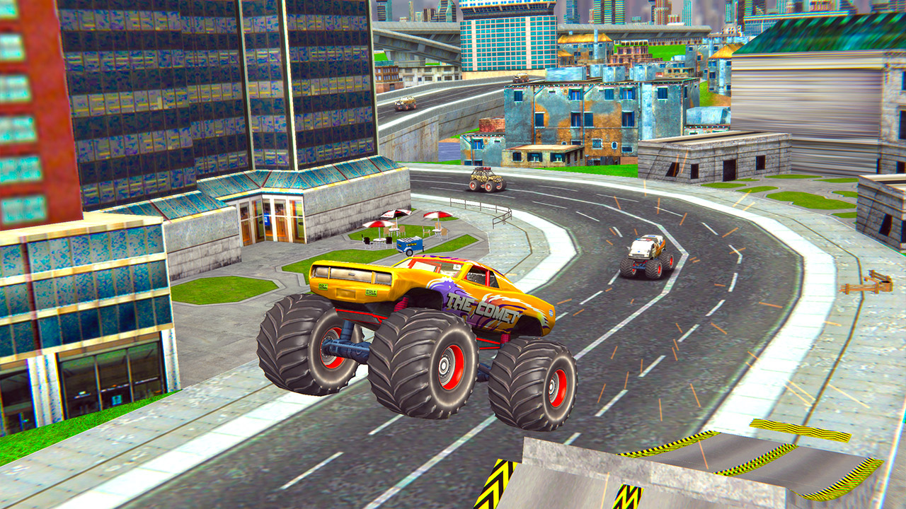 Monster Truck Stunts Free Jeep Racing Games thumbnail