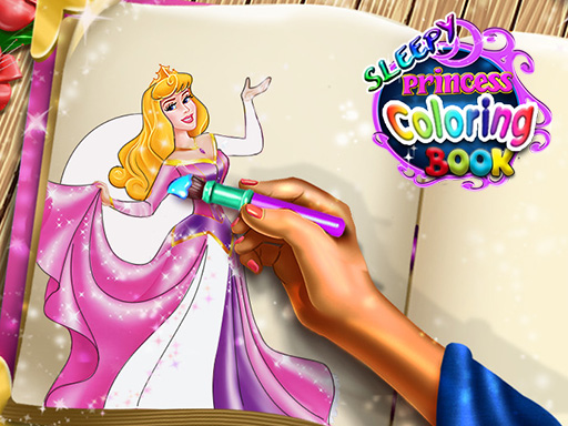Sleepy Princess Coloring Book thumbnail