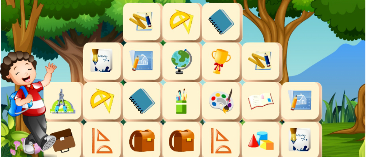 School Mahjong Deluxe screenshot