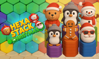 Hexa Stack Christmas screenshot