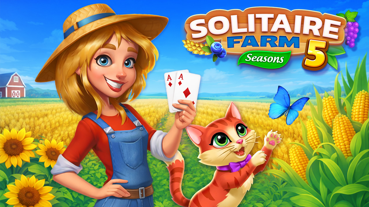Solitaire Farm Seasons 5 — free online card game on Glaze Games